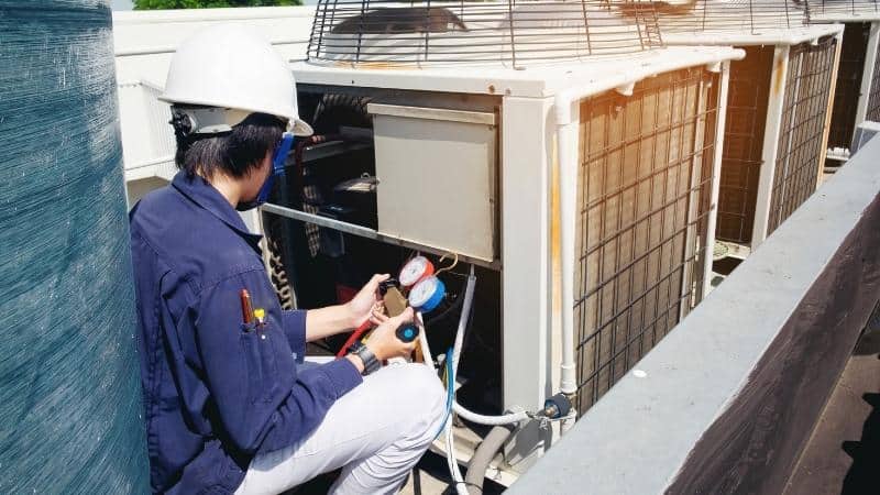 How to check gas in air conditioner